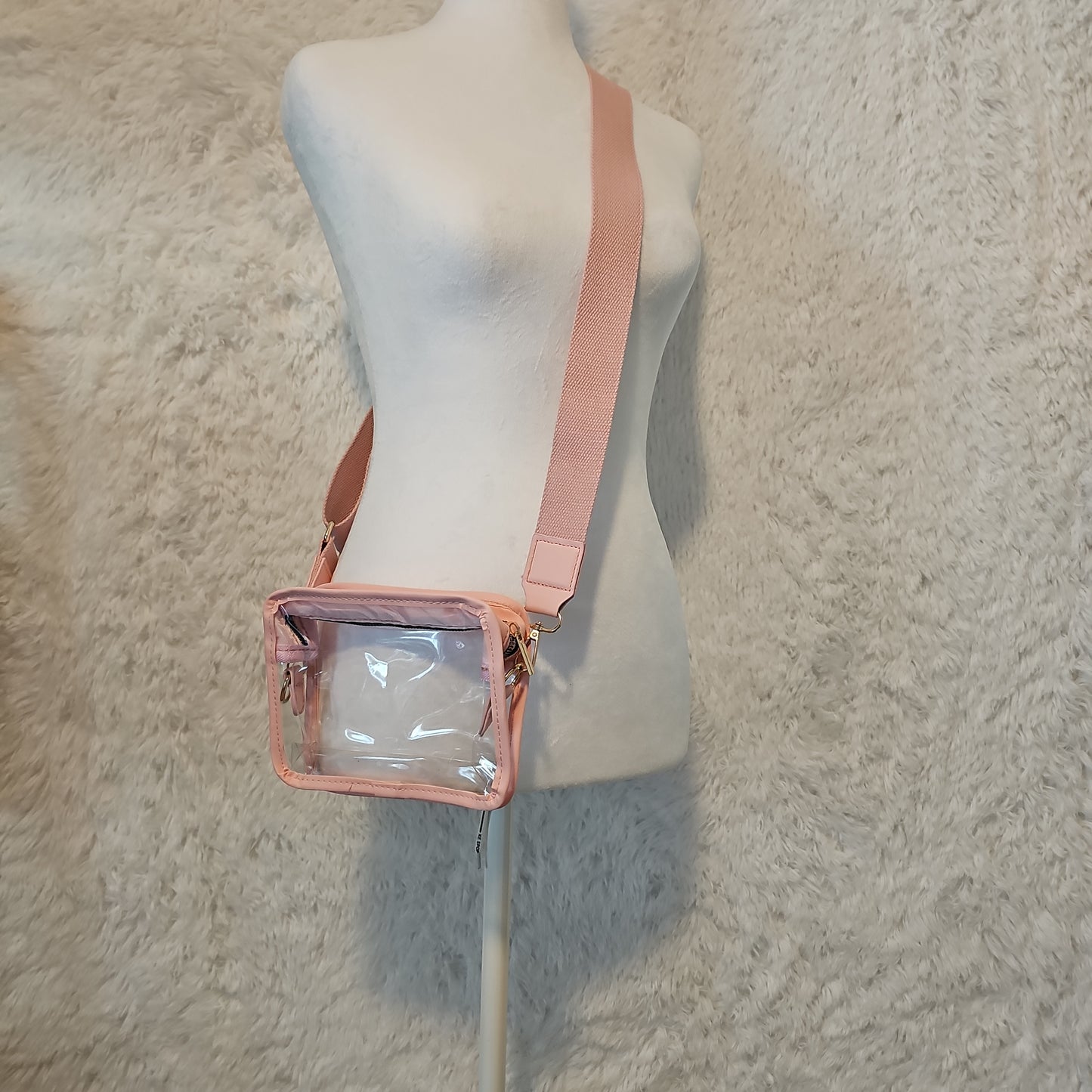 Clear event bag 58in strap