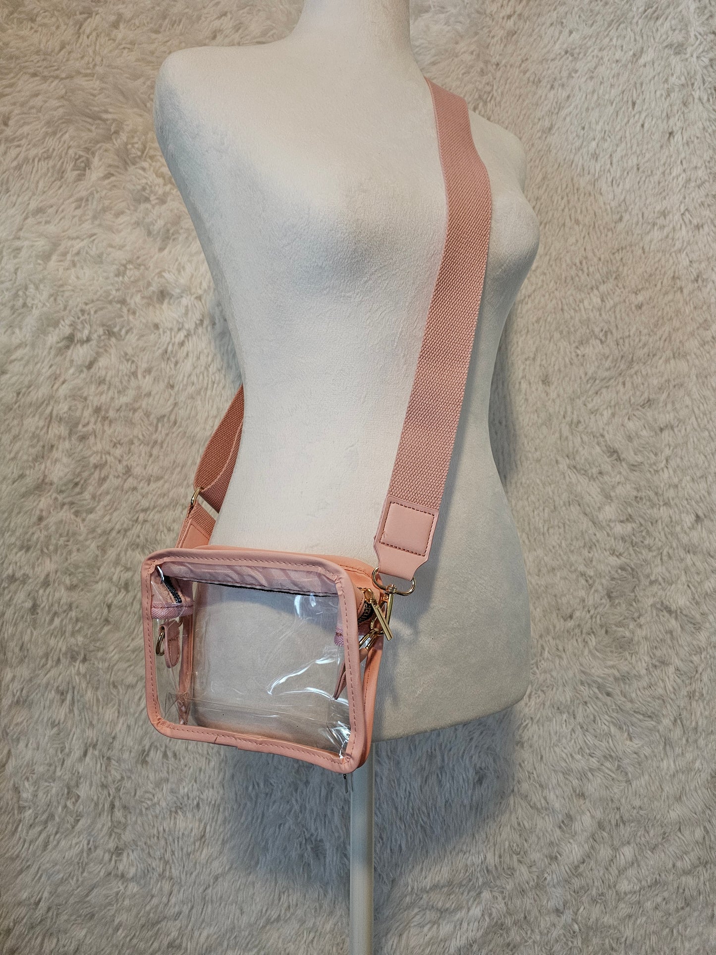Clear event bag 58in strap