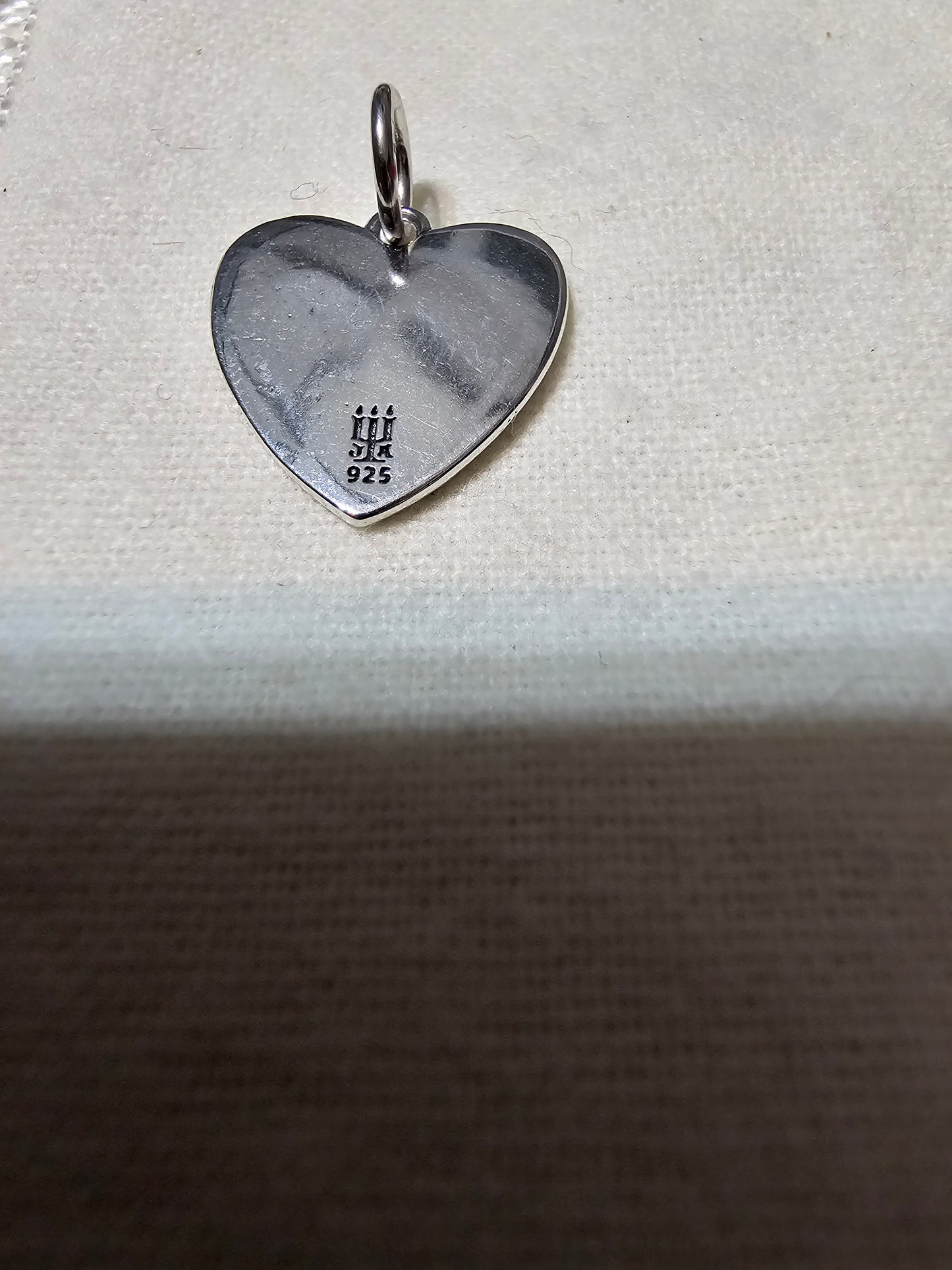 925 charm (heart)