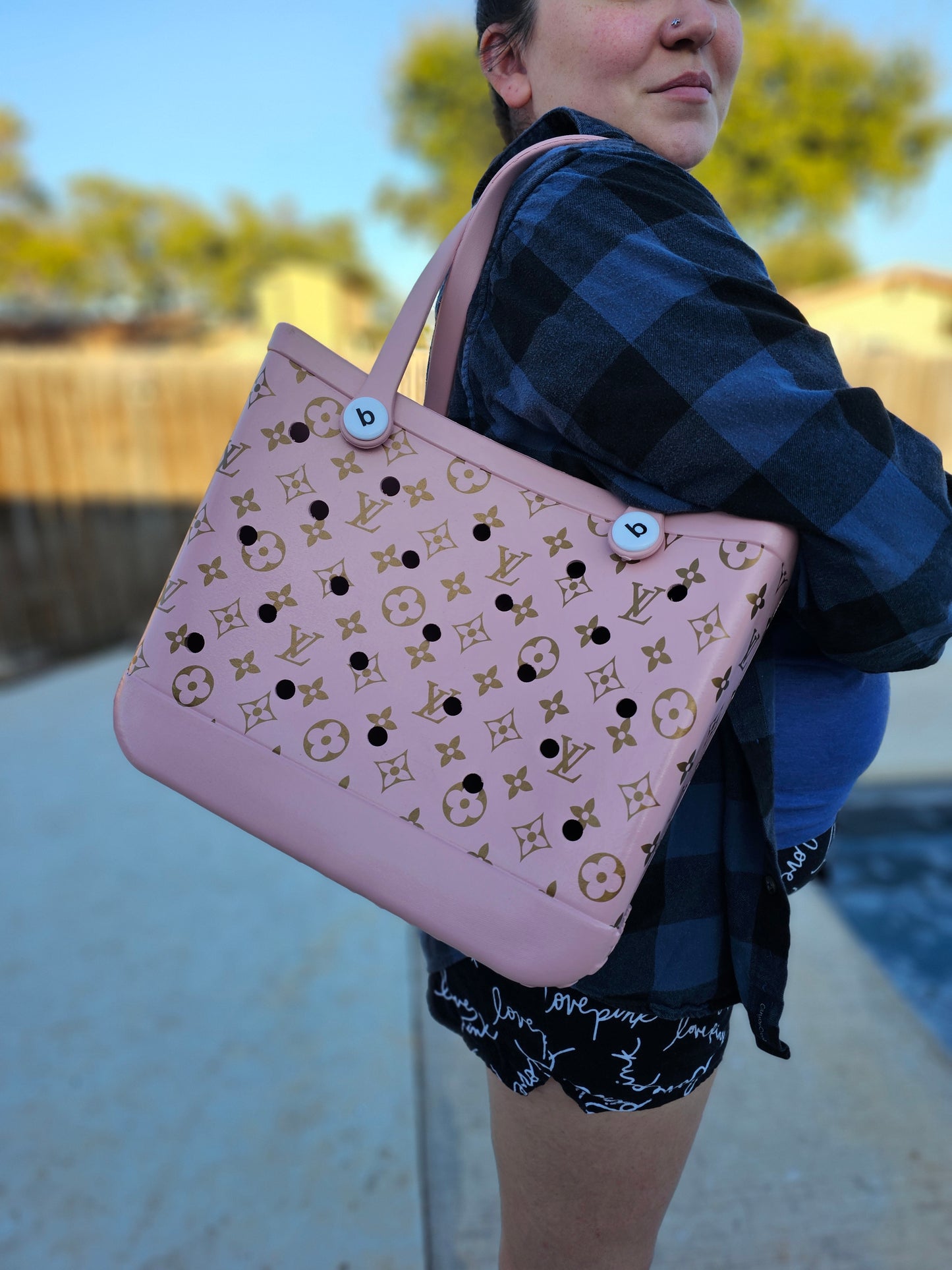 Medium size bogg like bag (14in.x11in.)