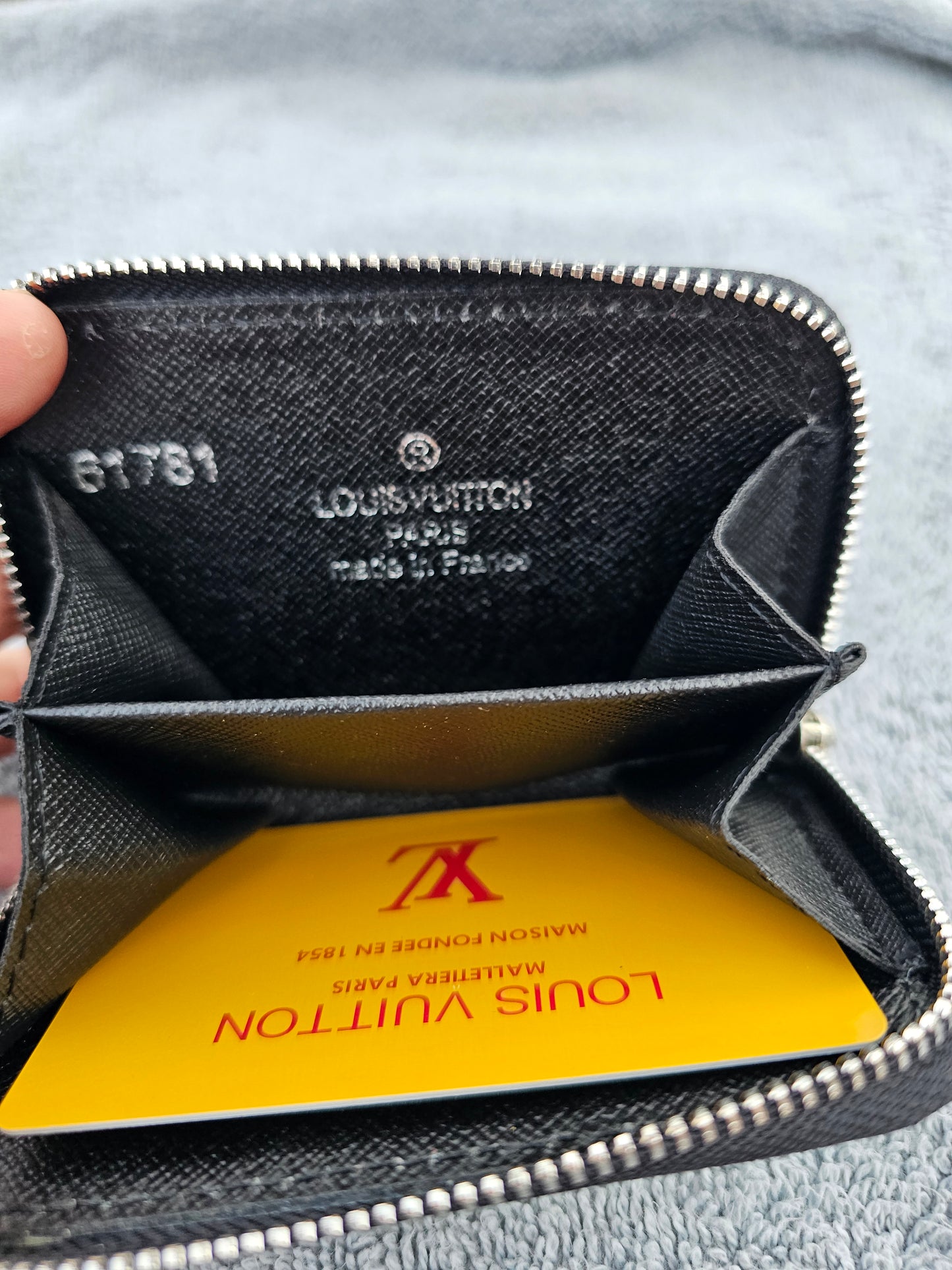 Small zip wallet