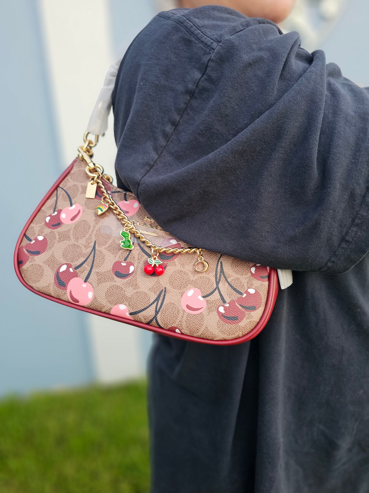 Shoulder carry/Crossbody w/charm