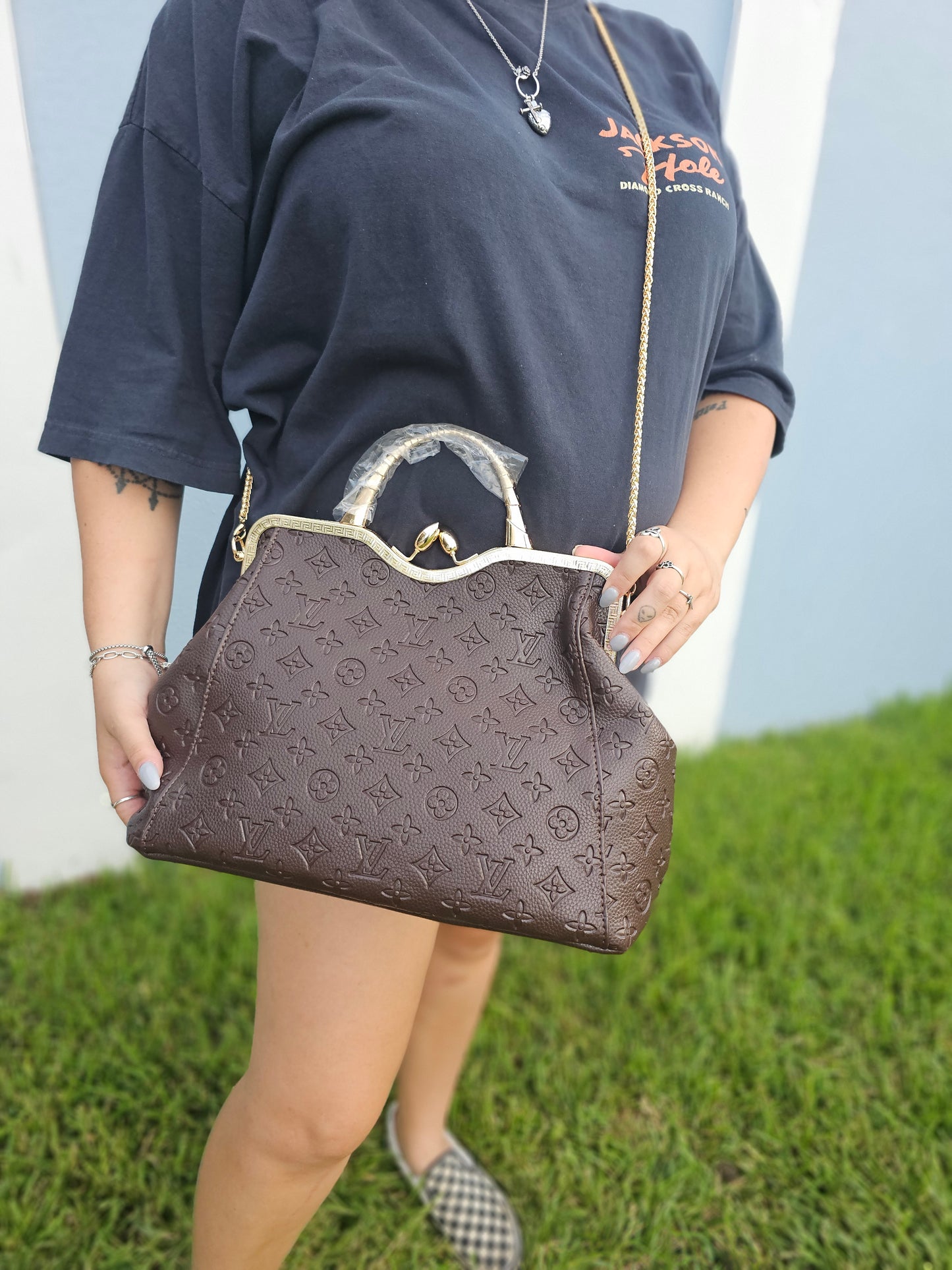 🤩hand bag/Crossbody (brown)
