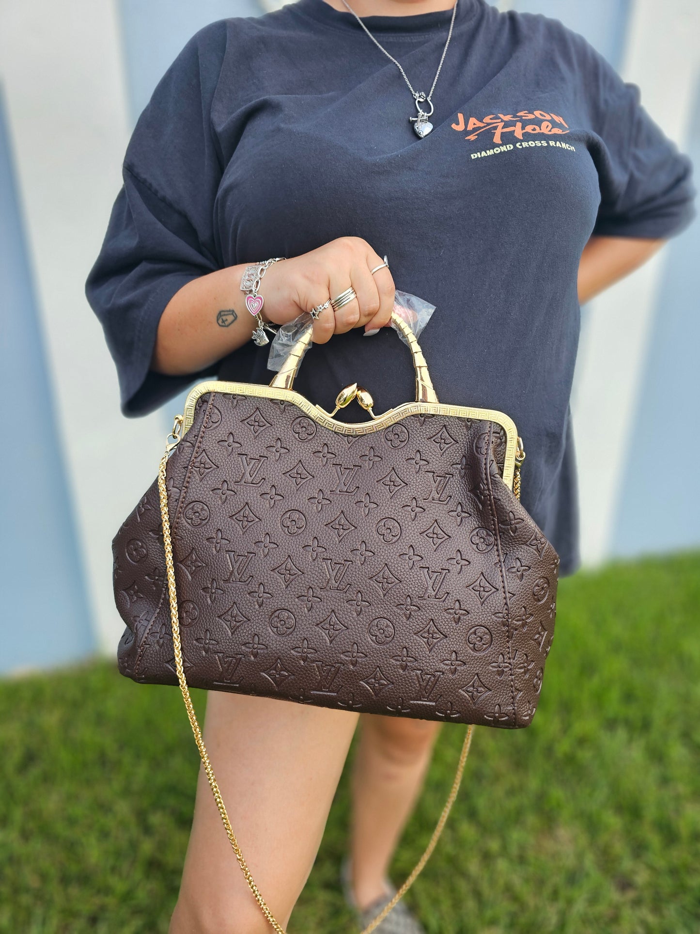 🤩hand bag/Crossbody (brown)
