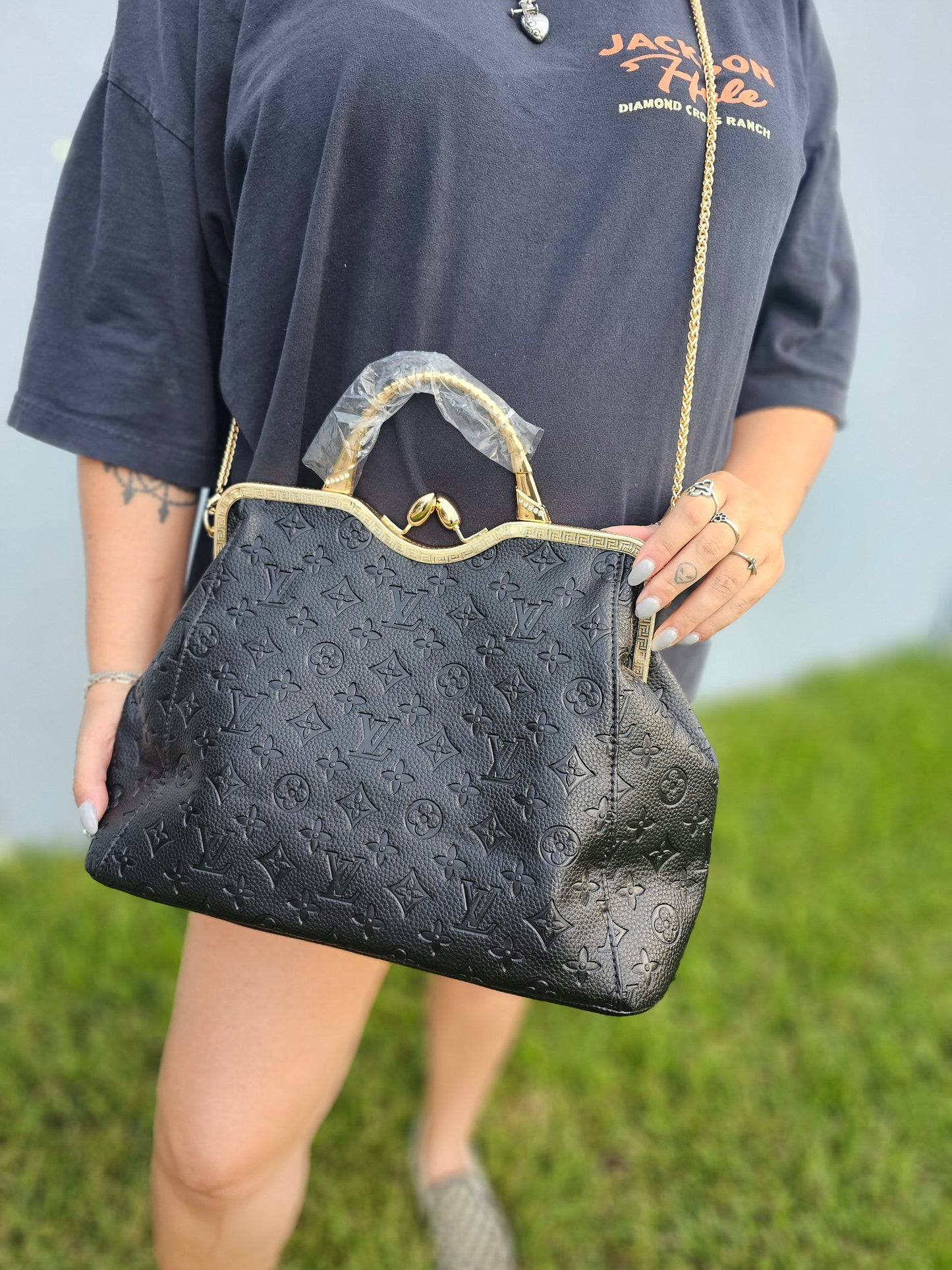 🤩hand bag/Crossbody (black)