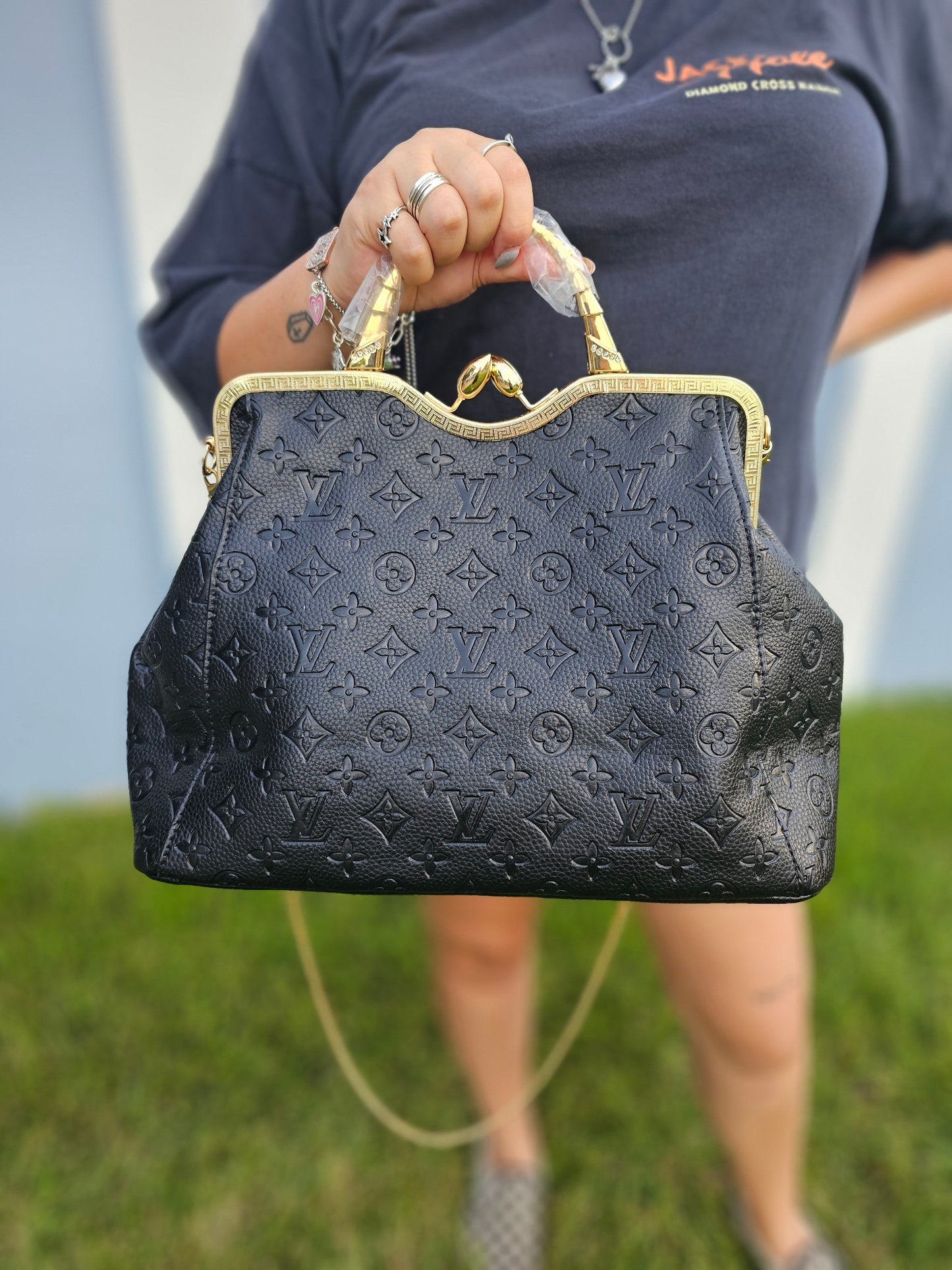 🤩hand bag/Crossbody (black)