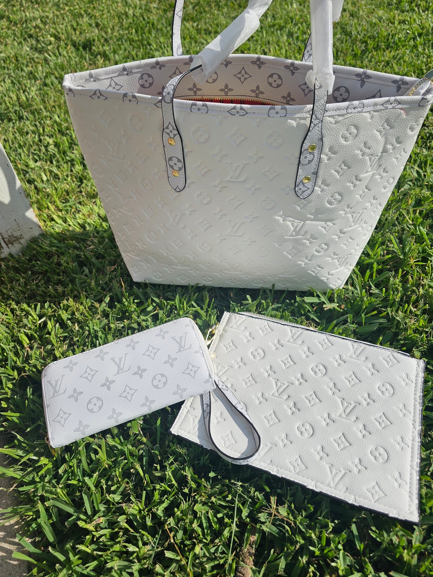 3 piece Neverfull w/wallet