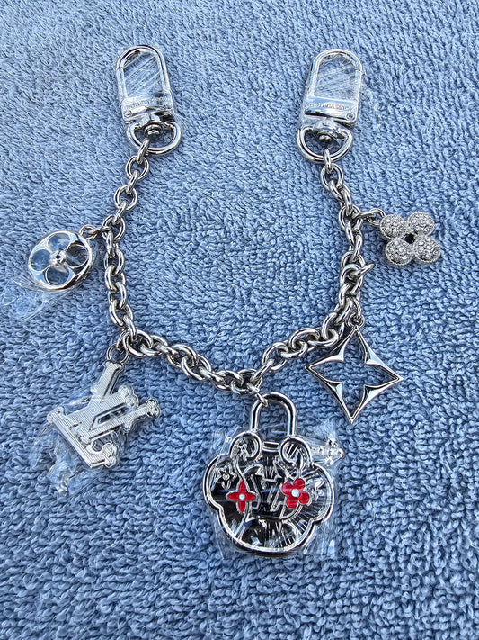 Heavy duty bag charm (silver)