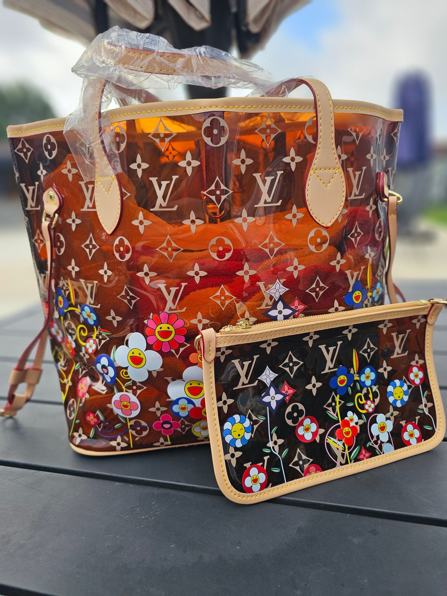 🤩Jelly Neverfull w/pouch