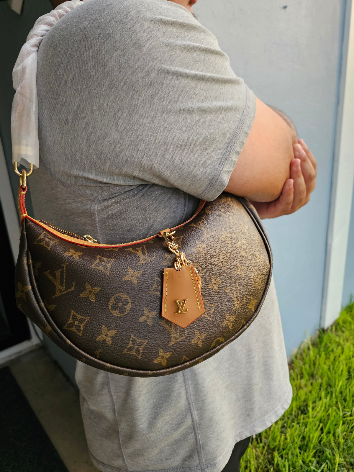 Beautiful crescent purse