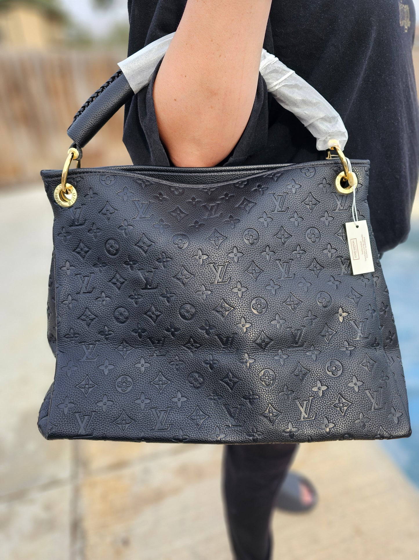 Large braided strap shoulder carry