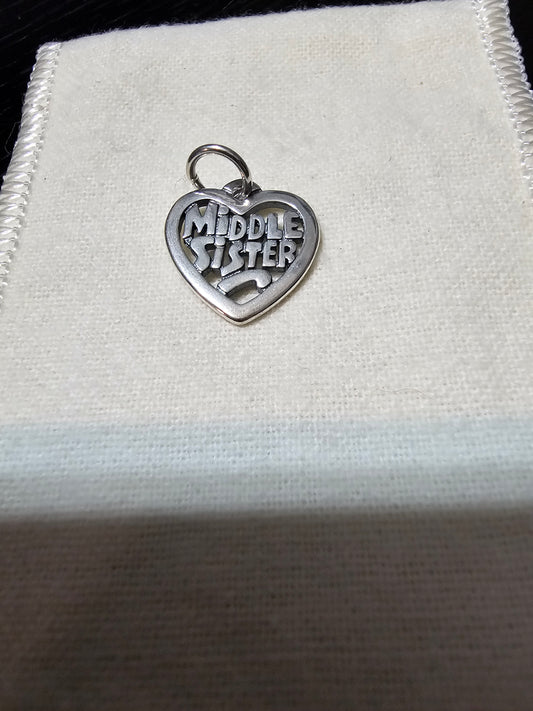 925 charm (middle sister)