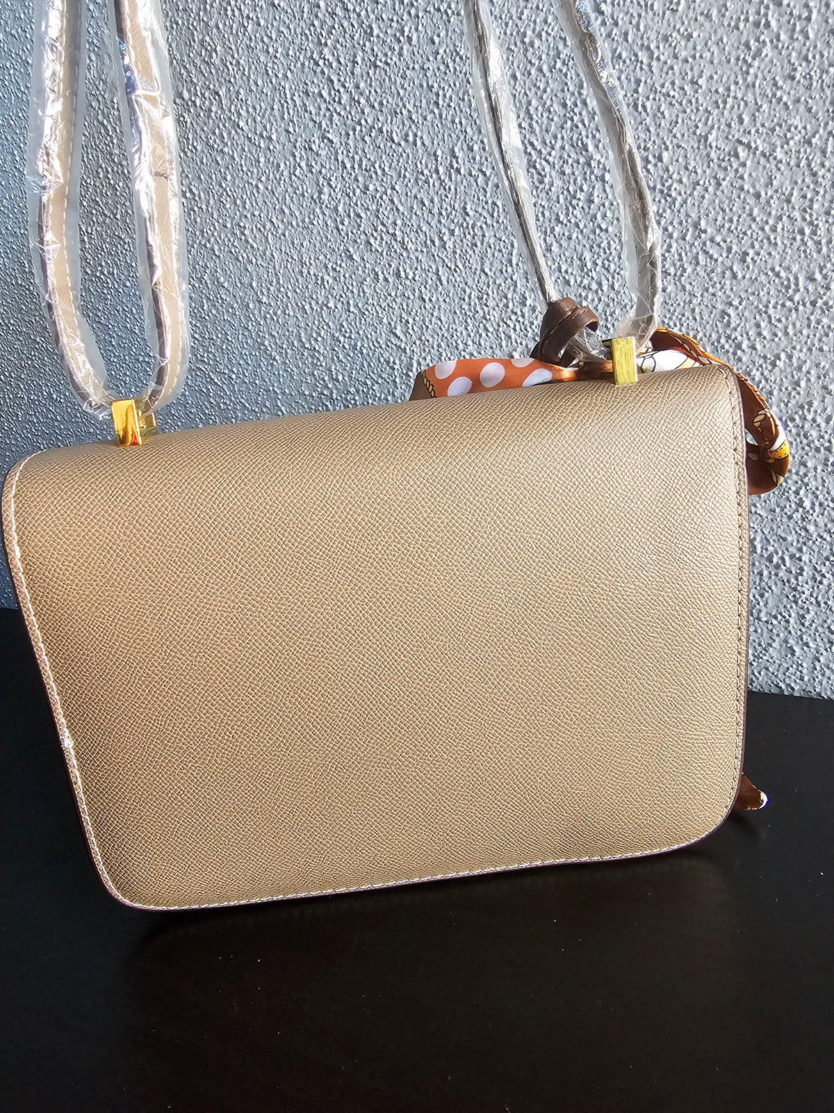 💥 CLEARANCE Crossbody or shoulder carry (tiny discoloration of brass) (10×7in)