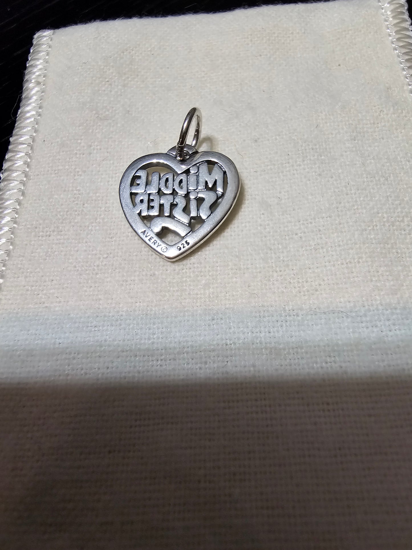 925 charm (middle sister)
