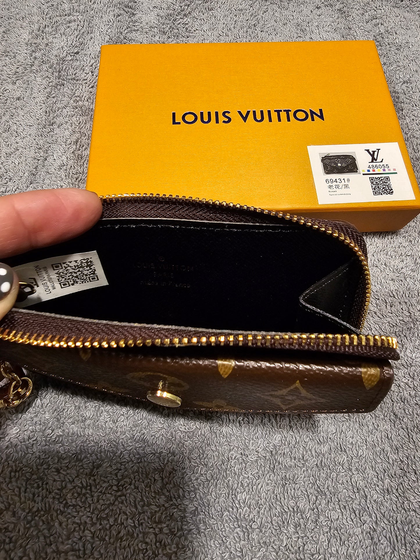 Credit card/key chain wallet
