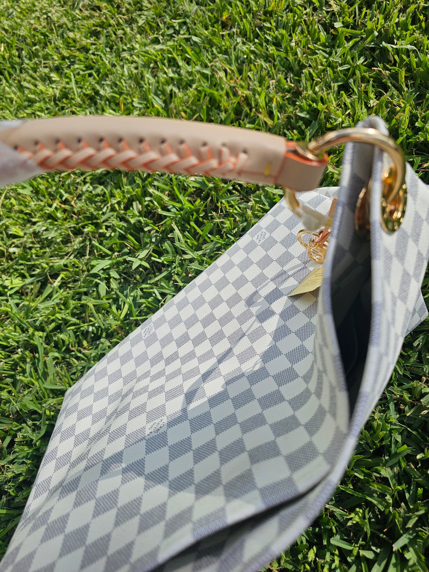 😍Large braided handle bag