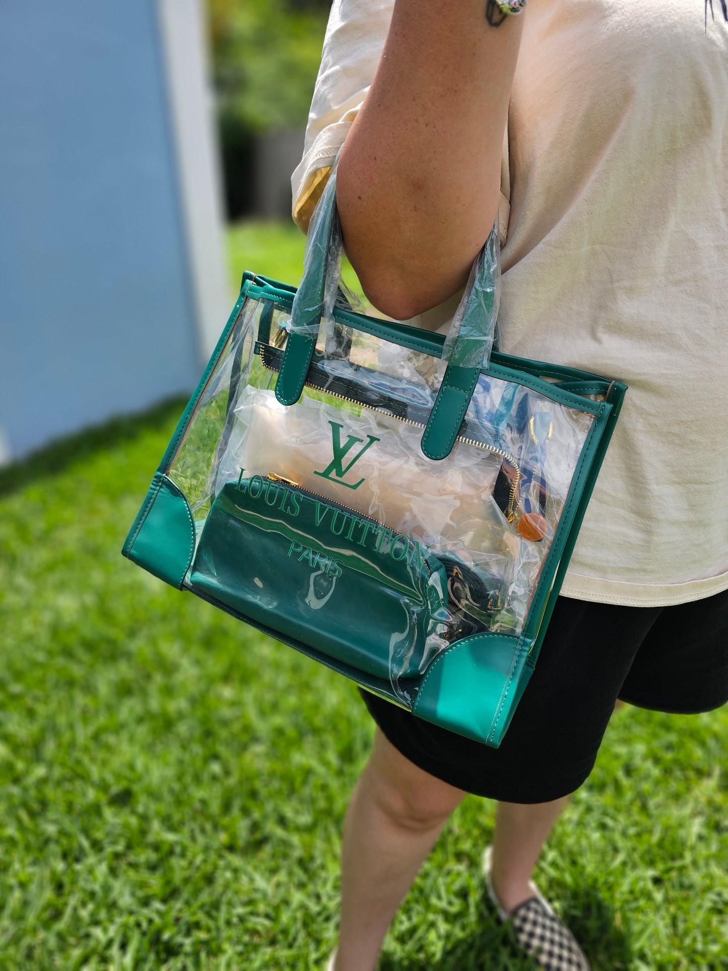 Jelly bag with pouch and strap