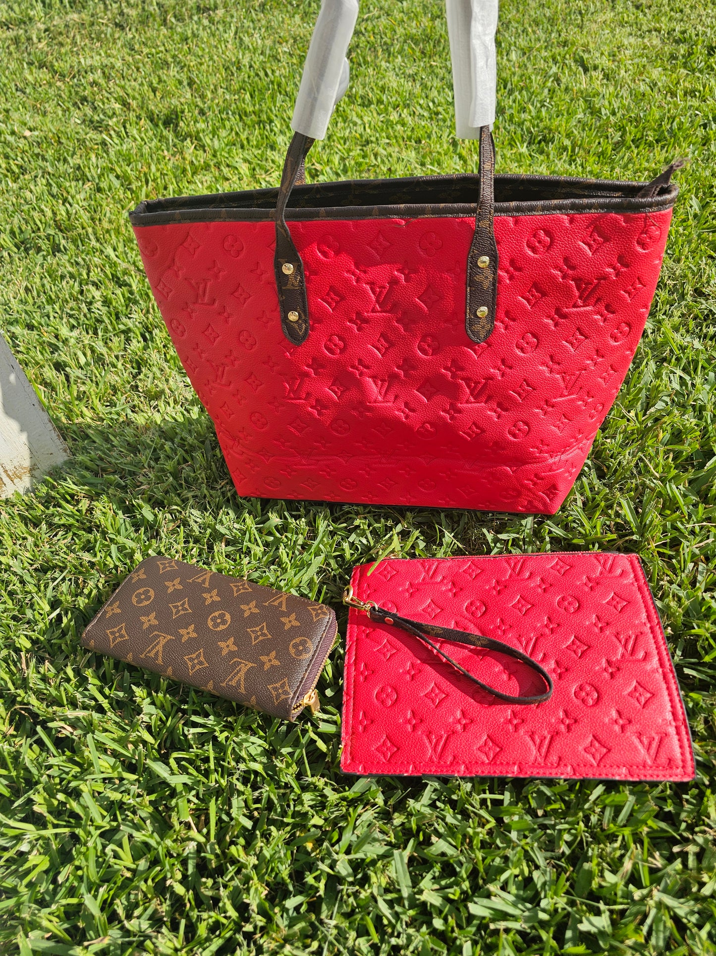 3 piece Neverfull w/wallet