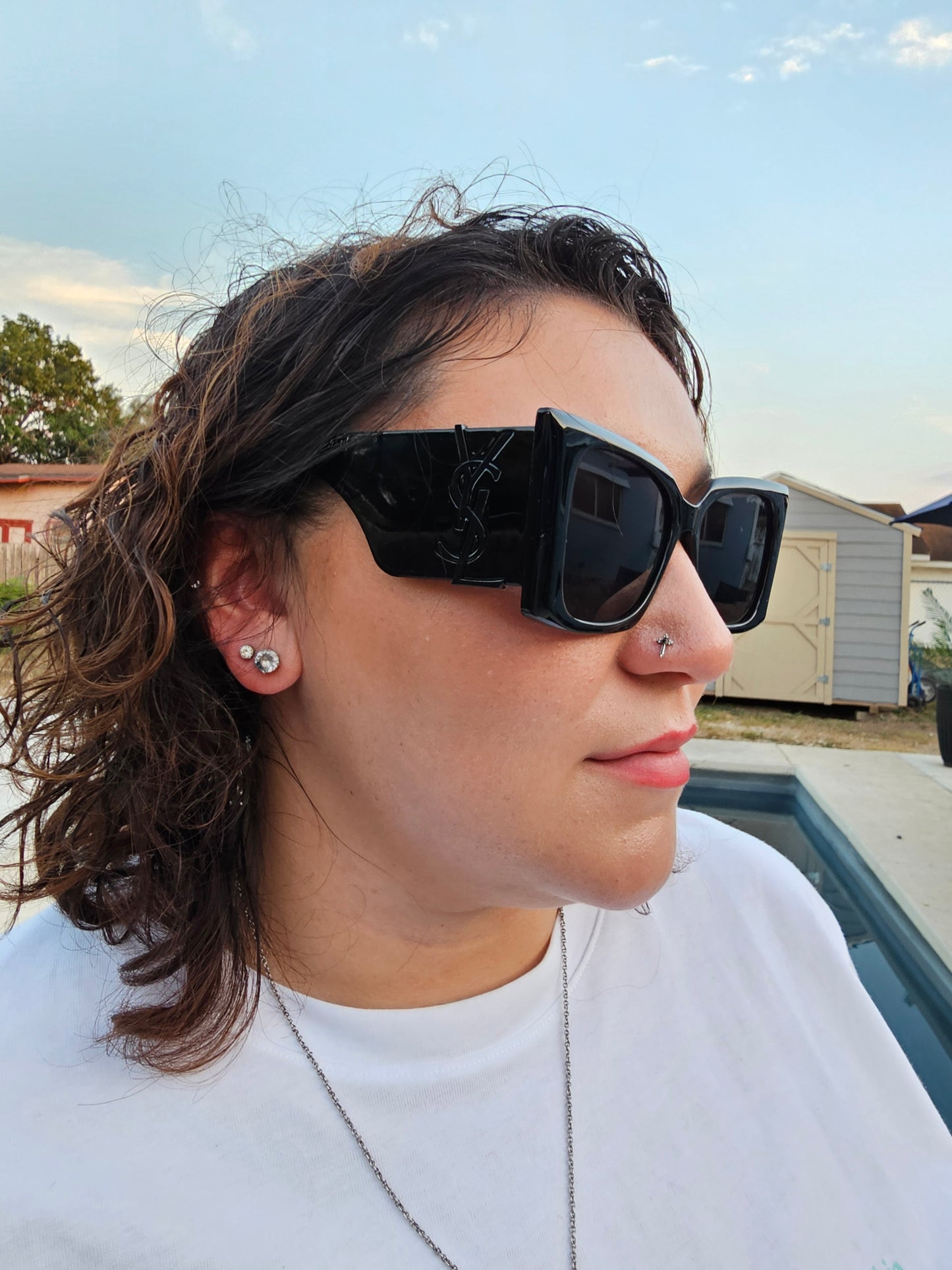 Y-s-l sunglasses w/case