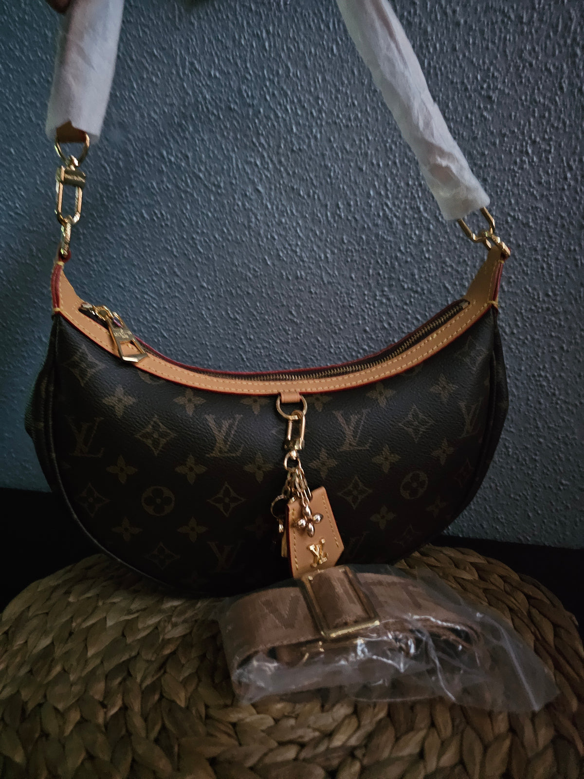 Beautiful crescent purse