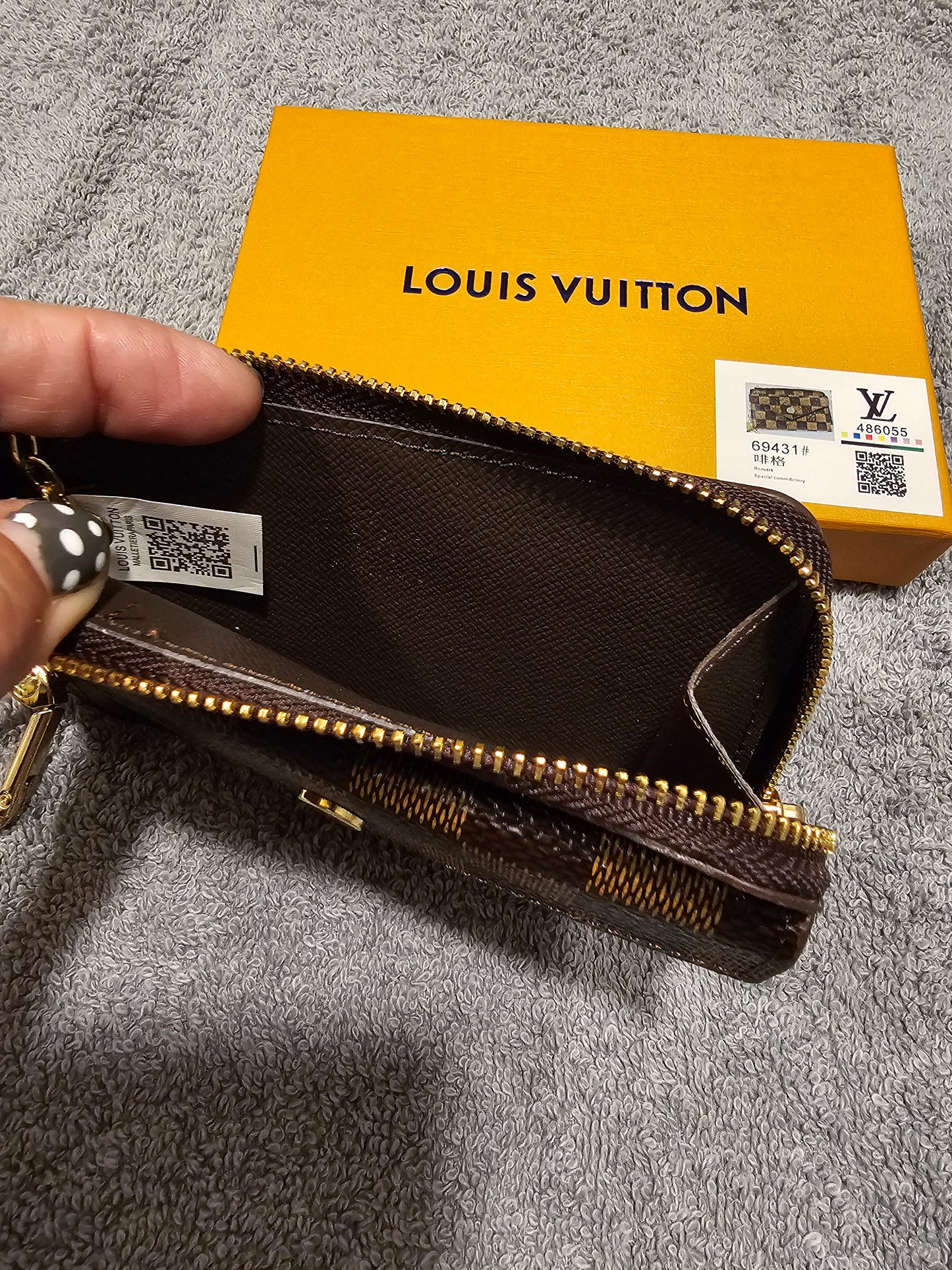 Credit card/key chain wallet